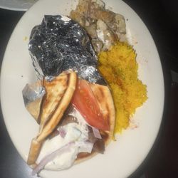 Leger's Deli - Traditional Greek lamb gyro, lemon rice and potatoes