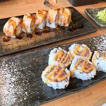 Shinko Sushi House - Spicy tuna and ultimate salmon roll - Japanese Near Me - Phoenix, Arizona