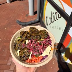Dalias falafel - Moroccan Beef Bowl