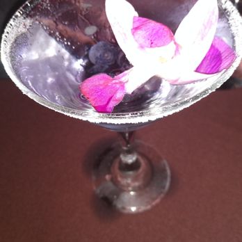 Rick's On Main - Blueberry lilac martini - New American Near Me - East Aurora, New York