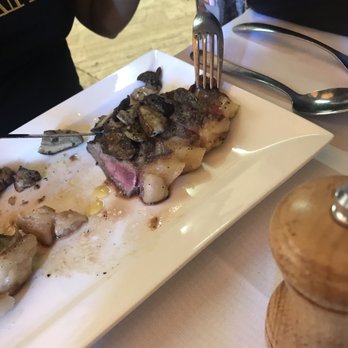 Poldo e Gianna Osteria - Steak with mushrooms, so tender and perfect fat to meat ratio. - Italian Near Me - Rome, RM