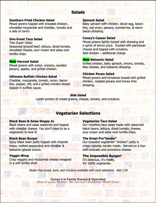 Menu photo 1 Coney McKane's American Eatery Decatur, IL