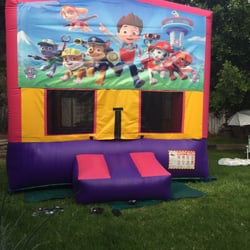 Bouncin' Kids Jumpers and Party Rentals - 11x11 paw patrol bouncer! In amazing condition and the perfect size for my toddler and her cousins.