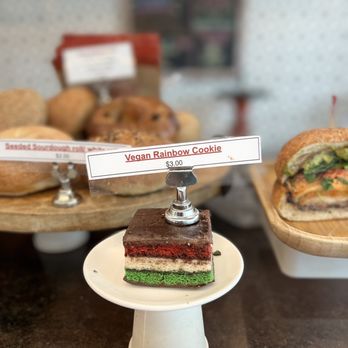 Parva Bakeshop Cafe - Vegan Rainbow Cookies - Coffee & Tea Near Me - Jackson Heights, New York