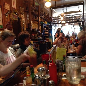 Squeeze In - You really have to squeeze in at the Squeeze In. Our group of nine managed to find a table though. - Breakfast & Brunch Near Me - Truckee, California