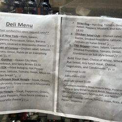 Mainstrasse Deli & Carryout - Menu