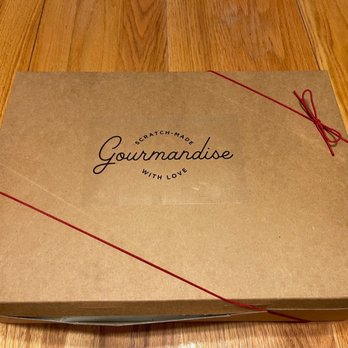 Gourmandise - Passion Fruit Mousse Cake - 1/4 Sheet - Patisserie/Cake Shop Near Me - Draper, Utah Gourmandise - Passion Fruit Mousse Cake - 1/4 Sheet - Patisserie/Cake Shop Near Me - Draper, Utah