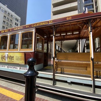 Cable Car - Powell Hyde Line - Arrives right in front of the Hyatt by bart - Cable Cars Near Me - San Francisco, California Cable Car - Powell Hyde Line - Arrives right in front of the Hyatt by bart - Cable Cars Near Me - San Francisco, California