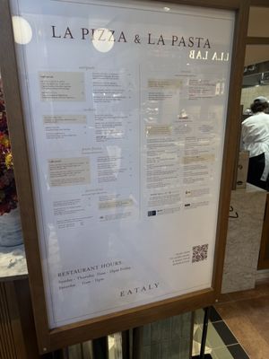 Menu photo 5 Eataly West Palm Beach, FL