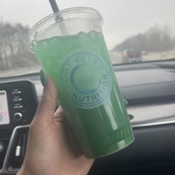 Port City Nutrition - Blueberry lemonade boosted with green apple added
