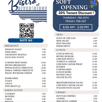 Bistro at River Ridge - Great menu - Bakeries Near Me - Atlanta, Georgia Bistro at River Ridge - Great menu - Bakeries Near Me - Atlanta, Georgia