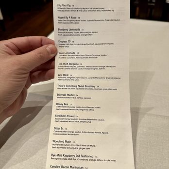 Belford's Savannah - Full bar equal nice cocktail menu - Steakhouses Near Me - Savannah, Georgia