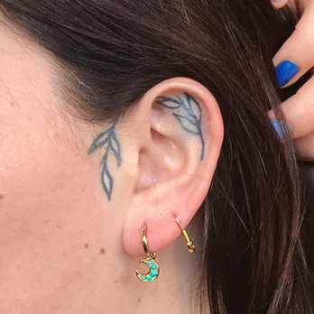 One Truth Tattoo - Ear tattoo by Gordo and second earring by Ryan. - Piercing Near Me - Northridge, California