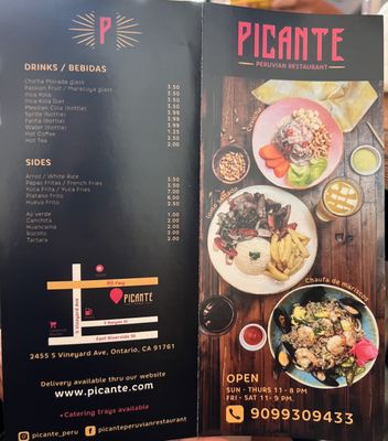 Menu photo 3 Picante Ontario, CA