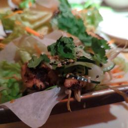 Asian Chicken Lettuce Wrap Tacos