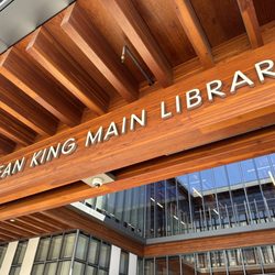 Billie Jean King Main Library - Long Beach library.