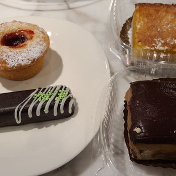 Sweet Elevation Bakery - Almond tart w/ raspberry, lemon bar, millionaire bar, and Knafeh (Dubai Bar). - Bakeries Near Me - Latham, New York