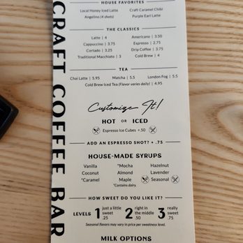 Craft Gourmet Bakery - Beverage selections - Coffee & Tea Near Me - Pensacola, Florida Craft Gourmet Bakery - Beverage selections - Coffee & Tea Near Me - Pensacola, Florida