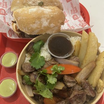 The Peruvian Spot - Lomo Saltado Beef - Peruvian Near Me - San Diego, California The Peruvian Spot - Lomo Saltado Beef - Peruvian Near Me - San Diego, California