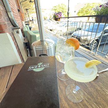 Sage & Salt Bistro - Lemon drop martini and sage  and salt spritz - New American Near Me - Winston-Salem, North Carolina