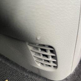 Water in the vents from window being left open through automatic car wash. Now we are concerned about mold. Water in the vents from window being left open through automatic car wash. Now we are concerned about mold.