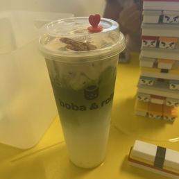 Cookie Butter Matcha Latte