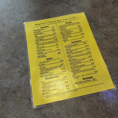 Menu photo 3 Dundee's Place Omaha, NE Menu photo 3 Dundee's Place Omaha, NE
