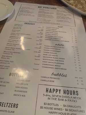 Menu photo 1 Burntwood Tavern Solon, OH