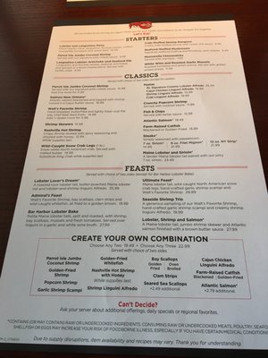 Menu photo 6 Red Lobster Indianapolis, IN