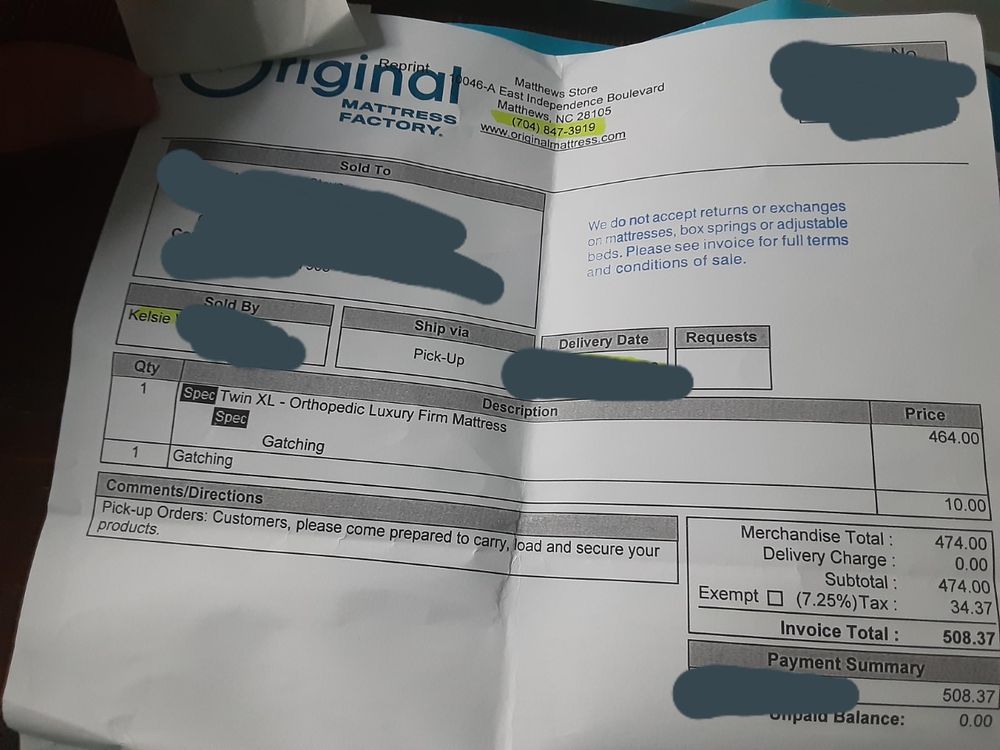 THE ORIGINAL MATTRESS FACTORY Updated September 2024 14 Reviews