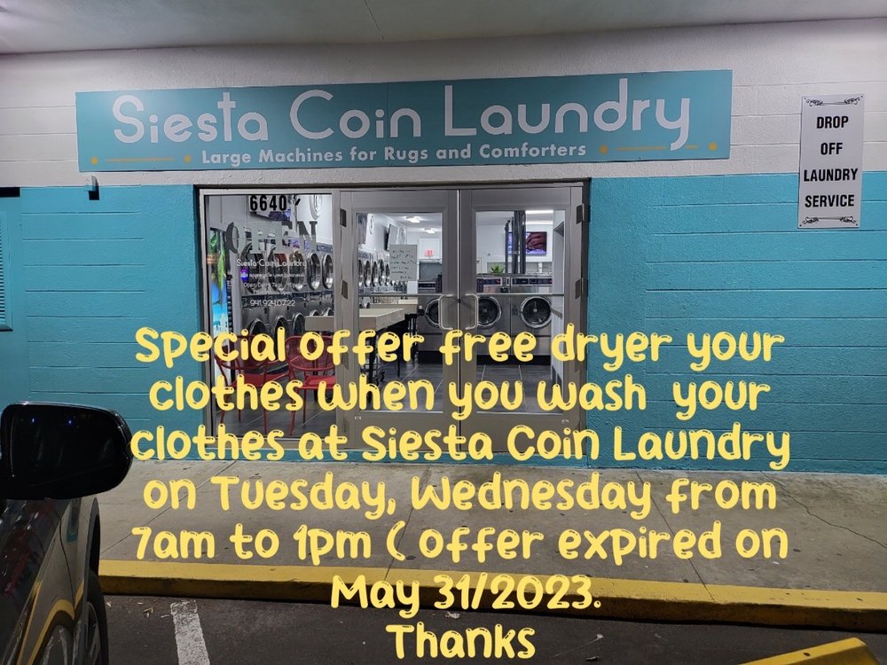 SIESTA COIN LAUNDRY Updated March 2024 18 Photos 6640 Superior