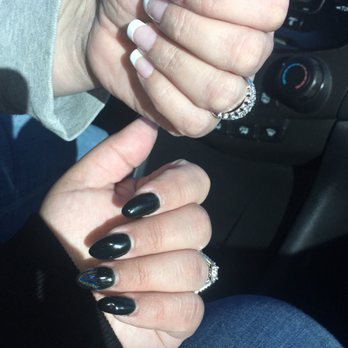 Yvonne's Nails - Gel French Tip x Autum Green with Chrome - Nail Salons Near Me - Fremont, California Yvonne's Nails - Gel French Tip x Autum Green with Chrome - Nail Salons Near Me - Fremont, California