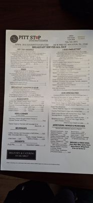 Menu photo 1 Shelley's Pike Inn Houston, PA Menu photo 1 Shelley's Pike Inn Houston, PA