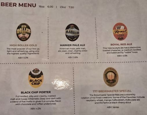 Menu photo 8 Triple 7 Restaurant and Microbrewery Las Vegas, NV Menu photo 8 Triple 7 Restaurant and Microbrewery Las Vegas, NV