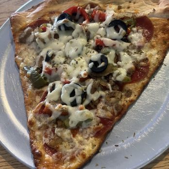 Cafe Trentuno - Supreme single slice $6.60 - Pizza Near Me - Pelham, Alabama Cafe Trentuno - Supreme single slice $6.60 - Pizza Near Me - Pelham, Alabama