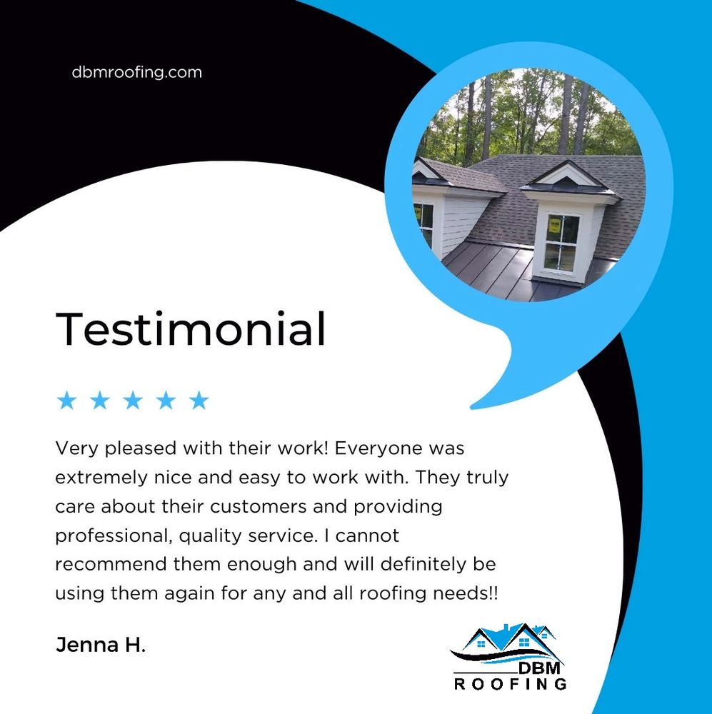 Slide of DBM Roofing