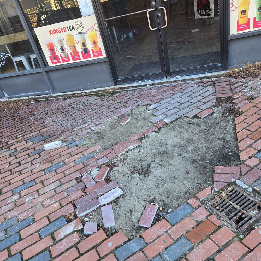 Entrance to Kung Fu Tea Symphony  Massachusetts Ave. Boston
