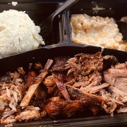 Brew Hawg BBQ & Root Beer - Potato salad,creamed corn, pulled pork, brisket, chicken
