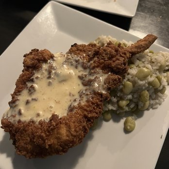 Betty Lou's Bistro - Pork chop and Lima beans - Southern Near Me - Charleston, South Carolina