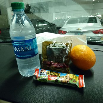 Holiday Inn - To-Go Breakfast: a bottle of water, muffin, orange and granola bar. Not worth the cost - Hotels Near Me - Wilsonville, Oregon Holiday Inn - To-Go Breakfast: a bottle of water, muffin, orange and granola bar. Not worth the cost - Hotels Near Me - Wilsonville, Oregon