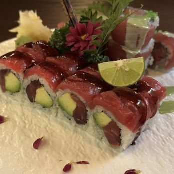 Hiramasa - Bluefin Pepper Roll - Japanese Near Me - Newtown Square, Pennsylvania Hiramasa - Bluefin Pepper Roll - Japanese Near Me - Newtown Square, Pennsylvania