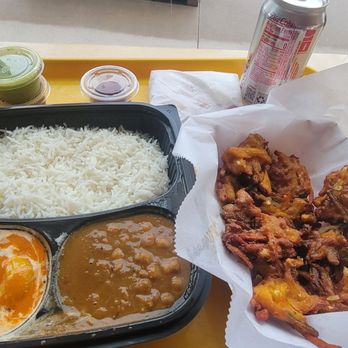 Masala Heaven - Veg thali and pakodas. - Indian Near Me - Syracuse, New York Masala Heaven - Veg thali and pakodas. - Indian Near Me - Syracuse, New York