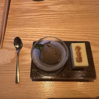 Takai by Kashiba - Hojicha ice cream and sweet egg from omakase set - Sushi Bars Near Me - Bellevue, Washington Takai by Kashiba - Hojicha ice cream and sweet egg from omakase set - Sushi Bars Near Me - Bellevue, Washington
