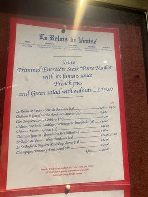 Le Relais de Venise L'Entrecote - Marylebone by null
