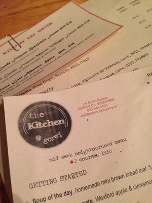 Menu photo 2 The Kitchen Gorey, WX