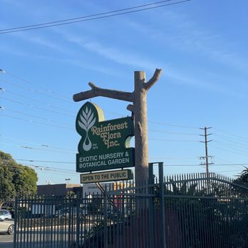 Rainforest Flora - Sign - Nurseries & Gardening Near Me - Torrance, California Rainforest Flora - Sign - Nurseries & Gardening Near Me - Torrance, California