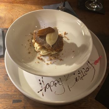 Hawksmoor - Upside down pear & chestnut financier - Steakhouses Near Me - New York, New York Hawksmoor - Upside down pear & chestnut financier - Steakhouses Near Me - New York, New York