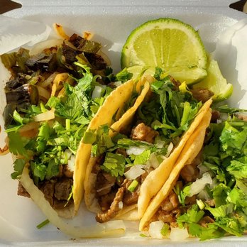 Tacos Jalisco Style - two tacos in a styrofoam container - Mexican Near Me - Charlotte, North Carolina Tacos Jalisco Style - two tacos in a styrofoam container - Mexican Near Me - Charlotte, North Carolina