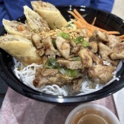 Union Grove Woodway - Is from the Vietnamese restaurant. Chicken, spring rolls and vermicelli.