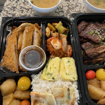 Dawon - Donkatsu: pork cutlet bento plate. Delicious - Korean Near Me - Allen, Texas